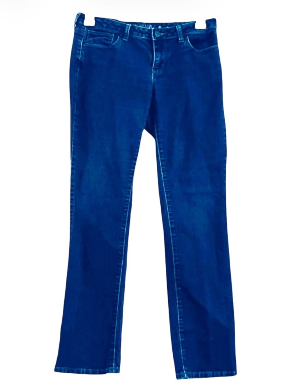 Jennifer Lopez JLo Chic Dark Blue Straight Leg Jeans Size 6